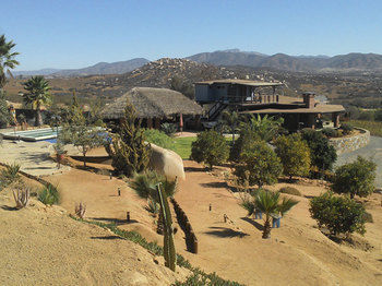Готель Rancho Cien Piedras Вальє-де-Гуадалупе Екстер'єр фото